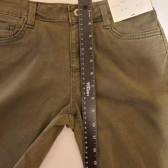 ARIZONA JEAN CO JUNIORS AVOCADO JEGGINGS/SKINNY FIT - 7 - Picture 8 of 9